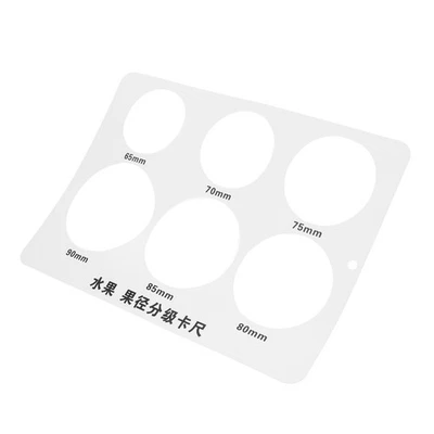  Obst-Messkreis, Apfel-Teiler-Messgerät, Obst-Durchmesser-Messgerät, Lineal, - Bild 1 von 4