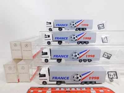 4x wiking H0 1:87 Modello Pubblicitario Autoarticolato / Sz / Lkw MB Francia - Immagine 1 di 4