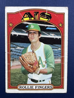 1972 Topps - Rollie Fingers #241 Oakland Athletics Foto 1 de 2
