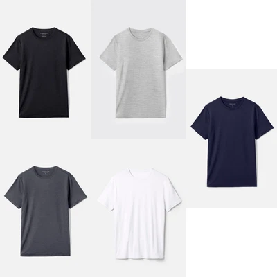Unbound Merino Men's Merino Crew Neck T-Shirt - Various Colors - Image 1 of 2