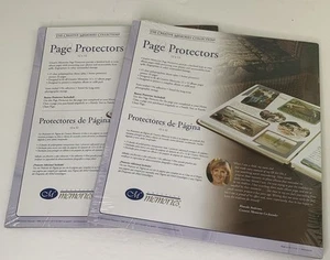 Lot Of 2 Creative Memories Page Protectors 12x12 Scrapbooking 15+1 Bonus 2003 - Picture 1 of 6