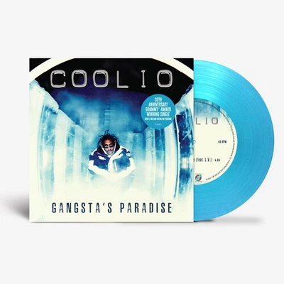 TOMMY BOY MUSIC Coolio - Gangsta's Paradise - Blue [New 7" Vinyl] Blue, Colored Vinyl