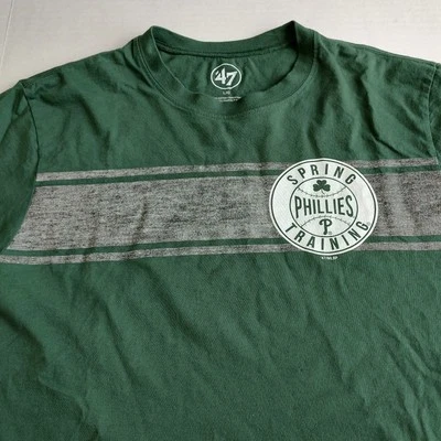 Philadelphia Phillies Spring Training T Shirt Mens L 47 Brand Green MLB - Image 1 of 4