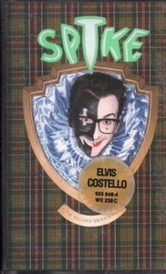 Elvis Costello Spike cassette Europe Warner Bros. 1989 cassette has info sticker - Picture 1 of 2
