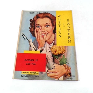 1962 Eastern Kentucky vs Western Kentucky College Football Program 10-27-62 - Picture 1 of 2