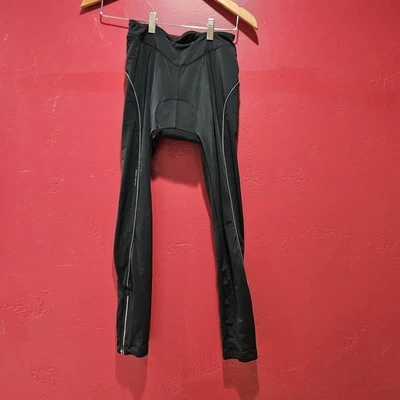 Pantalones al tobillo acolchados negros para ciclismo Baleaf para mujer talla pequeña Foto 1 de 4