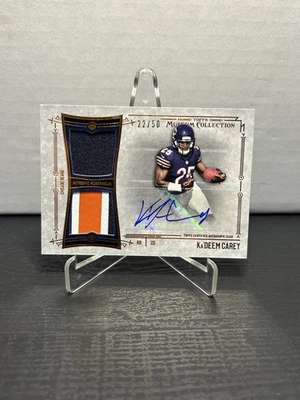 2014 Topps Museum Collection - Auto Dual Relics Ka'Deem Carey Copper /50  - Image 1 of 2