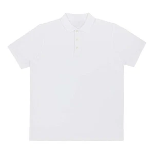 Weißes Club Unisex Poloshirt Kurzarm Baumwolle - Kellner Bar - Bild 1 von 1