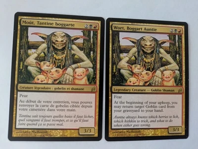 2 Wort, Boggart Auntie Lorwyn MTG NM Free shipping with tracking - Image 1 of 2