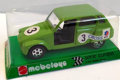 MEBETOYS VINTAGE 1:43  AUTO CITROEN DYANE CROSS  #3 VERDE SERIE EUROPA  A109 - Immagine 1 di 2