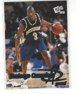 1999 PRESS PASS BASKETBALL BLUE TORQUERS VONTEEGO CUMMINGS #20 - PITTSBURGH