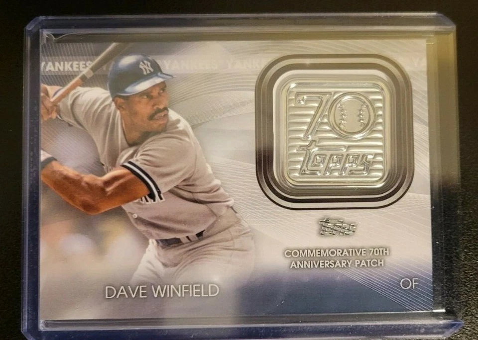 2021 Topps Update DAVE WINFIELD 70th Anniversary Patch #T70P-DW Yankees - Image 1 of 1