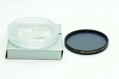 [CASE & Box] Canon 72mm Circular PL-C Polarizing Filter From japan - Image 1 of 3