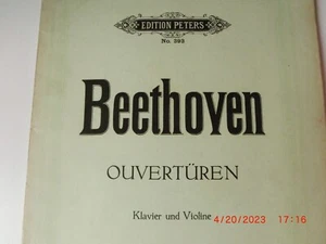 Beethoven Ouvertüren   Klavier und Violine - Bild 1 von 5