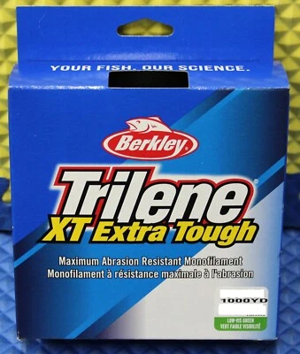 Berkley Trilene XT 1000YD Fishing Line Low-Vis Green XTEP-22 CHOOSE LINE WEIGHT! - Image 1 of 3