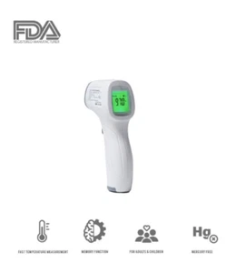 Medical Grade NONCONTACT Infrared Forehead Thermometer LCD Laser IR USA CE FDA  - Picture 1 of 1