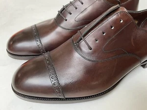 Puntera Edward Green Berkeley Oxford Cuero Marrón 9/9.5 E, 202 Último $1300 - Imagen 1 de 11