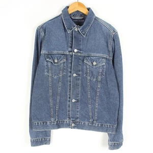 TOMMY HILFIGER Vintage Dungaree Hombres Jean Chaqueta Talla S Azul Denim Botó... - Imagen 1 de 7