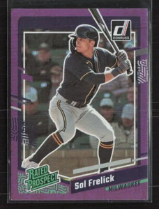 2023 Donruss #33 Sal Frelick Holo Purple - Picture 1 of 2