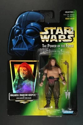 Figura de acción Kenner Star Wars Power of the Force Malakili Rancor Keeper Foto 1 de 2