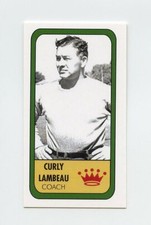 #TN01932 CURLY LAMBEAU Rare Packers Crown Football Card