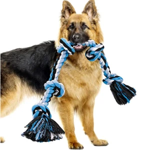 Kauspielzeug für große Hunde Aggressiven Kauen Set Hundespielzeug Seil DHL - Bild 1 von 11