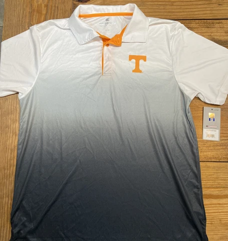 New Colosseum University of Tennessee Volunteers Vols Polo Mens Large DriFit Cover