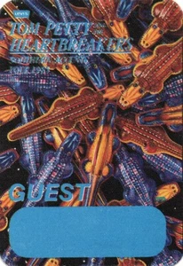 TOM PETTY & HEARTBREAKERS backstage pass Southern Accents 1983 Guest OTTO blue - Picture 1 of 2