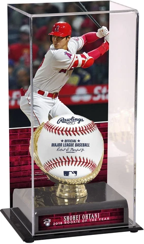 Shohei Ohtani Los Angeles Angels 2018 AL RoY Gold Glove Case & Image - Fanatics Cover
