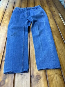 BCC Blue Men's 36X32, Relaxed Fit, Straight Leg Jeans, - Picture 1 of 14