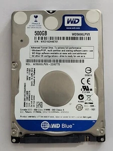 WD5000LPVX-22V0TT0, DCM: HAKTJAKB, APR 2014, Western Digital 500Gb 2.5" Sata HDD - Imagen 1 de 2