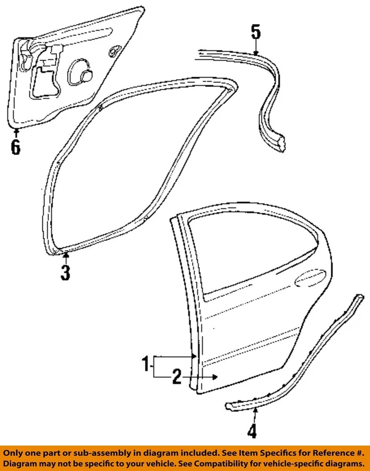 CHRYSLER OEM 00-04 300M Rear Door Door Components-Door Shell 5003237AJ Foto 1 de 1