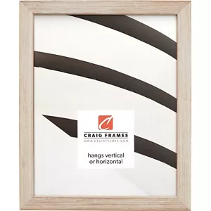 Cornici Craig Farmhouse Essentials alte, 0,75" cornice in legno bianco invecchiato - Foto 1 di 10