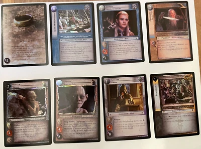 Lord of the Rings TCG LOTR -Shadows- complete RF Foil Rare set 18 cards CCG - Image 1 of 3