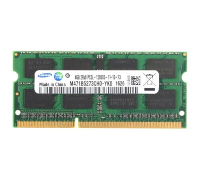4 GB Samsung 4GB 2RX8 DDR3L 1600MHz PC3L-12800S 204PIN SO-DIMM Laptop RAM 1.35V" - Image 1 of 4