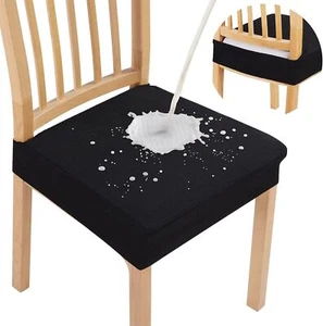 Waterproof Seat Covers for Dining Room Chairs Set of 8 - Picture 1 of 6