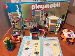 PLAYMOBIL 3968 Casa Moderna COCINA Frigorífico Comida con Caja e Instrucciones 100% COMPLETO - Imagen 1 de 12