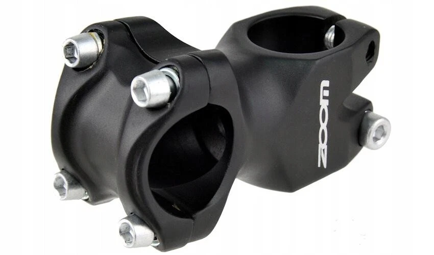 ZOOM Ahead 31.8mm/60mm Negro Aluminio MANILLAR POTENCIA - Imagen 1 de 1