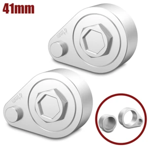CNC Handle Bar Riser Kit For 41mm Honda VFR750 VFR800 VTR1000 CBR600 CBR 1000F - Picture 1 of 9