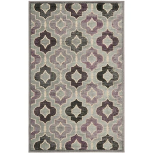 SAFAVIEH Paradise Collection PAR165-740 Grey / Multi Rug - Picture 1 of 9