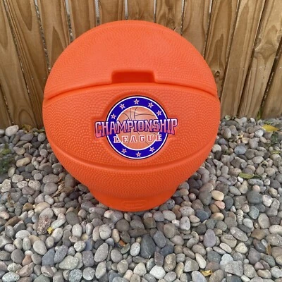 Vintage Little Tikes Basketball Toy Box Toy Chest Hamper USA  - Image 1 of 4