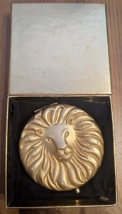 Vintage 1996 Estee Lauder Golden Leo Rhinestone Compact Lucidity Powder Rare NOS - Picture 1 of 4