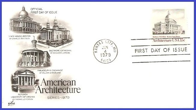 USA3 #1781 U/A ARTCRAFT FDC   American Architecture Boston State House - Image 1 of 1