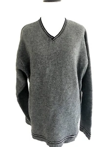 American Eagle Pullover V-Ausschnitt Pulli Damen Größe M grau Lammwolle - Bild 1 von 12
