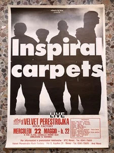 Inspiral Carpets Original Vintage Poster 100x70 Cm Plakat Velvet 1991 Oasis - Bild 1 von 1