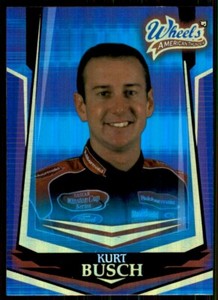 2005 Wheels American Thunder Holofoil Kurt Busch Roush Ford #P4 NASCAR Parallel