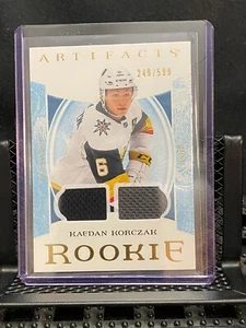 Kaedan Korczak 2022-23 Artifacts (RC) - Material Gold #249/599 #197 - VGK - Picture 1 of 2