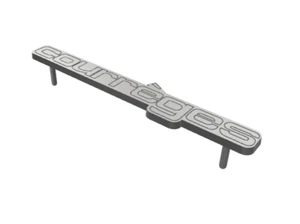 Monogramm "Courrèges" für Matra Simca Bagheera - Bild 1 von 2