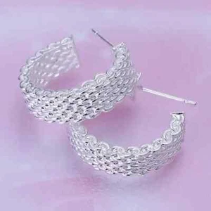 DOTEFFIL argento sterling 925 orecchino da sposa gioiello borchia donna bel regalo matrimonio - Foto 1 di 4