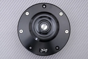 Black Quick Release Petrol Cap + Key HONDA VFR 1200 F /DCT SC63 2010-2017 - Picture 1 of 10